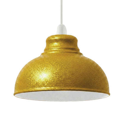 29cm Hammered Metal Lampshade ~6541-7