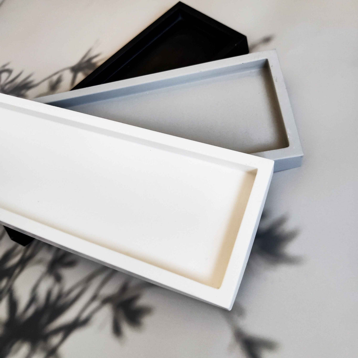 Rectangular trinket tray, display styling tray-1