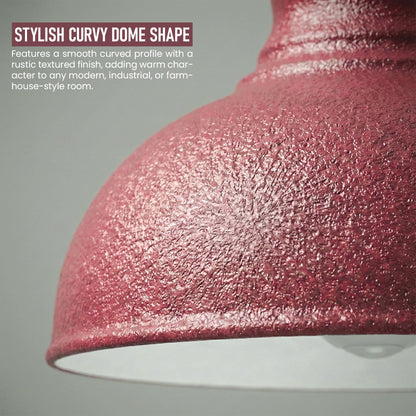29cm Hammered Metal Lampshade ~6541-1
