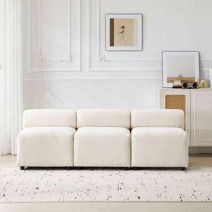 Evelyn Modular Chenille Sectional Sofa, 78- to 114-Inch Configurations