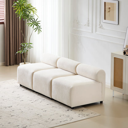 Evelyn Modular Chenille Sectional Sofa, 78- to 114-Inch Configurations