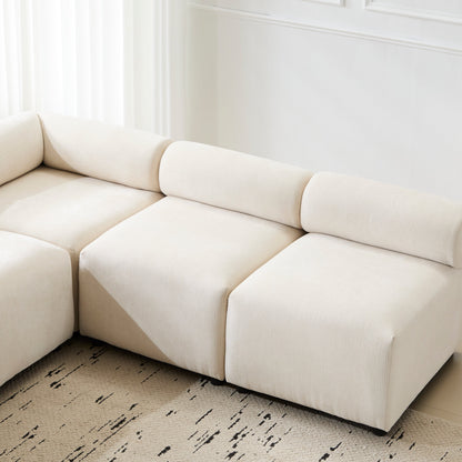Evelyn Modular Chenille Sectional Sofa, 78- to 114-Inch Configurations