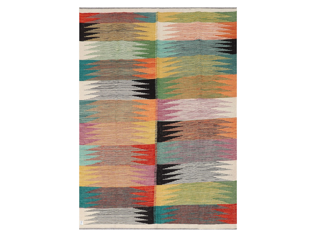 Maimana Kilim - 245 × 174 cm (8'0" x 5'9")