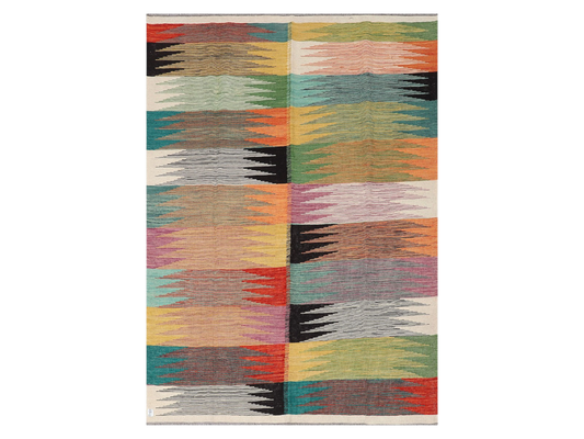 Maimana Kilim - 245 × 174 cm (8'0" x 5'9")