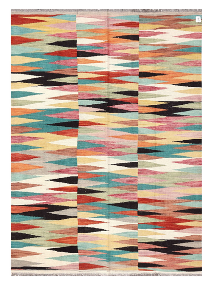 Maimana Kilim - 246 × 177 cm (8'1" x 5'10")