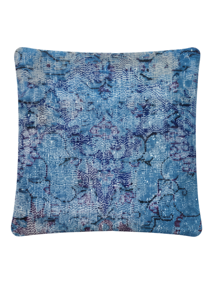 Bolbol, Persian Hand-Knotted Cushion Cover - 45 × 45 cm (18" x 18")