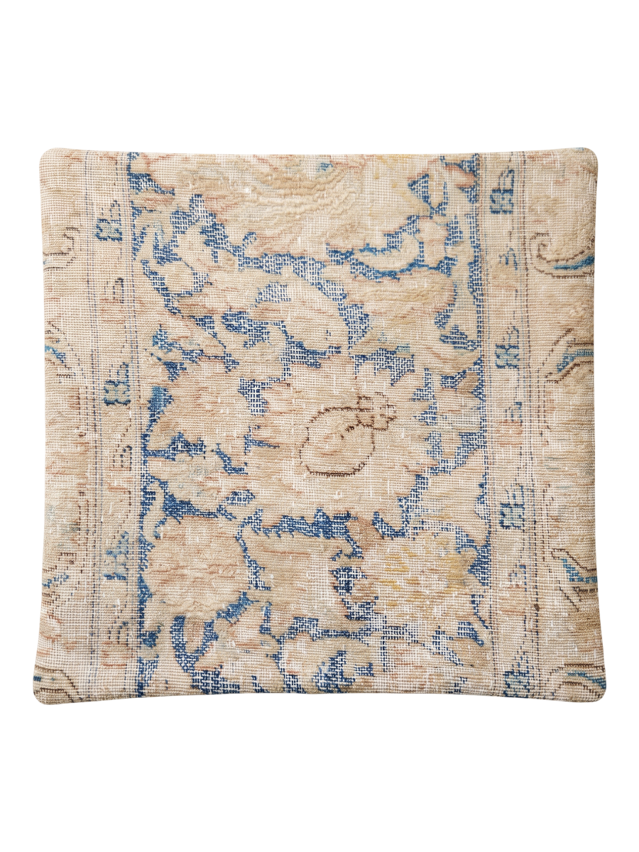 Parvaneh, Persian Hand-Knotted Cushion Cover - 45 × 45 cm (18" x 18")