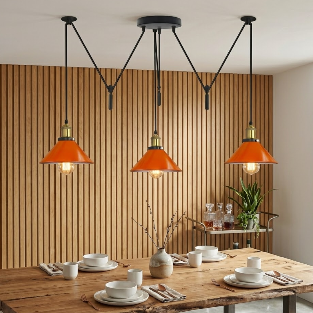 Multi Light 3 Drop Pendant Lights ~6760-0