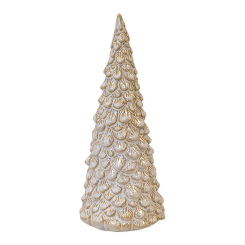 Medium Glazed Ceramic Layered Christmas Tree