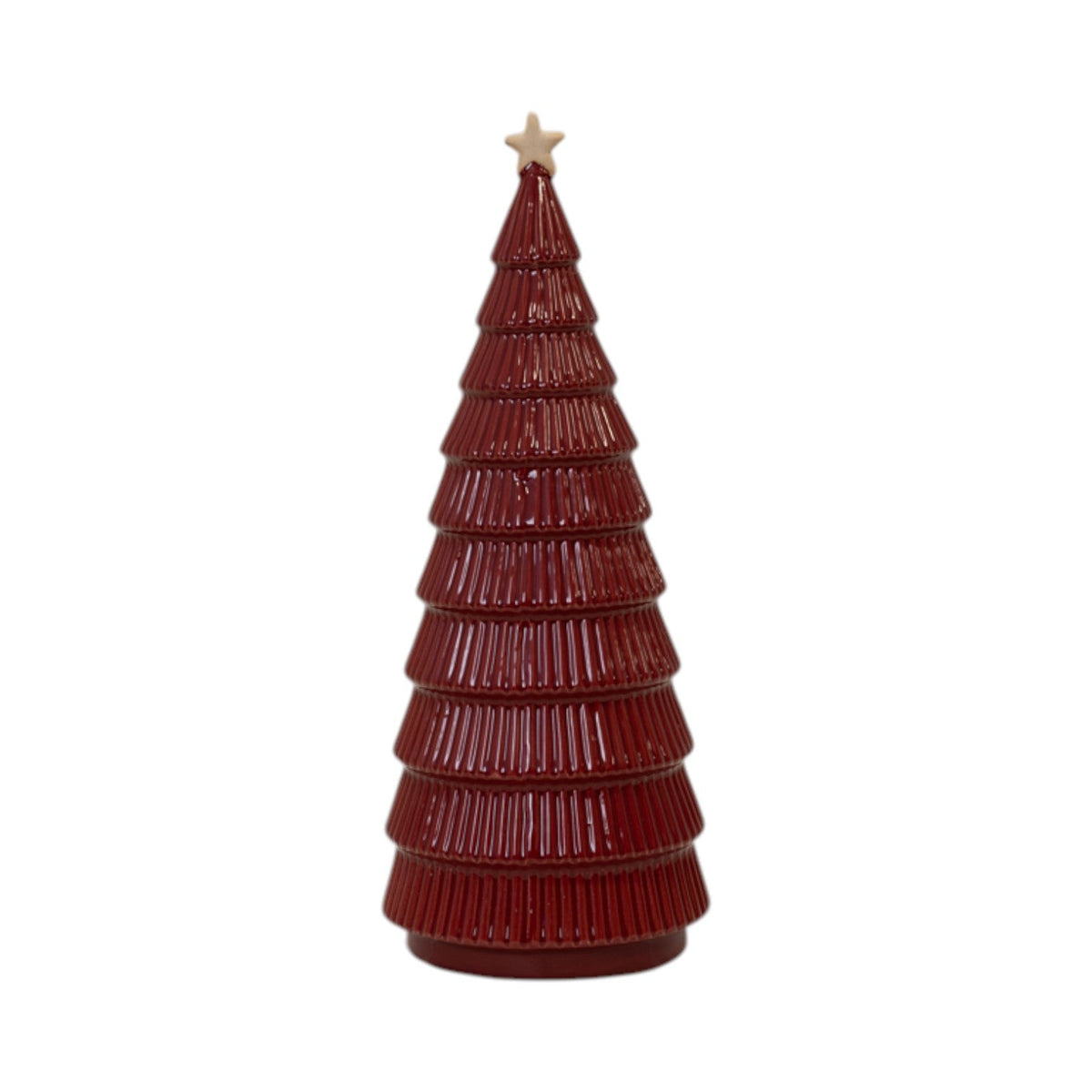 Red Ceramic Christmas Tree