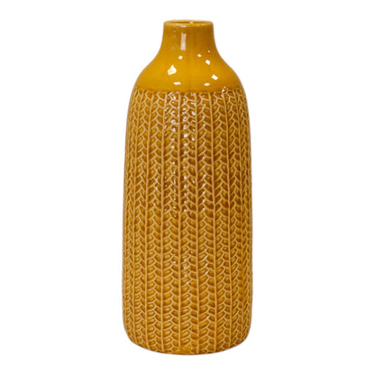 Yellow Ceramic Vase