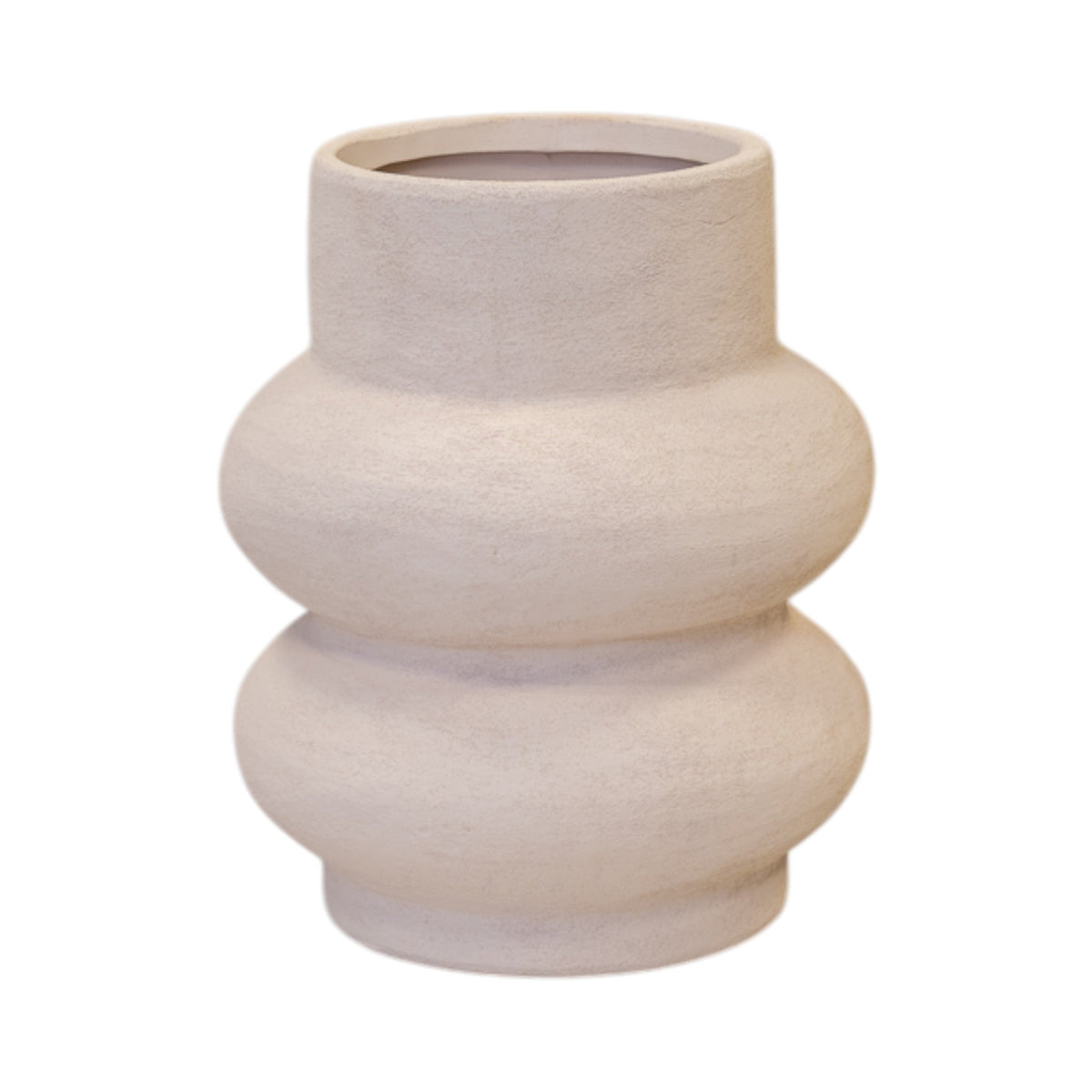 Stone White Sculptured Decorative Vase