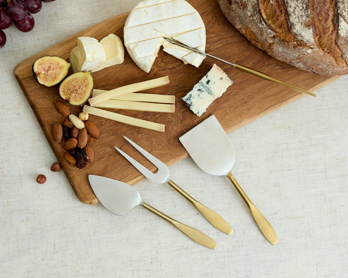 Aline Cheese Knife Set – 4 Piece Stainless Steel Cheese Board Cutlery