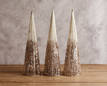 Snowed Christmas Cone Tree