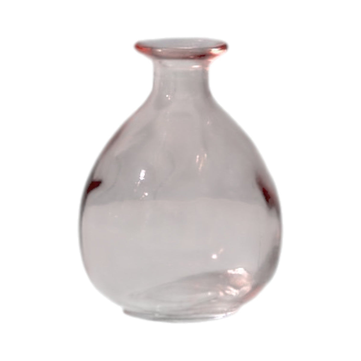 Rose Glass Bud Vase