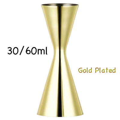 Double Cocktail Jigger with Etched Measurements – Stainless Steel