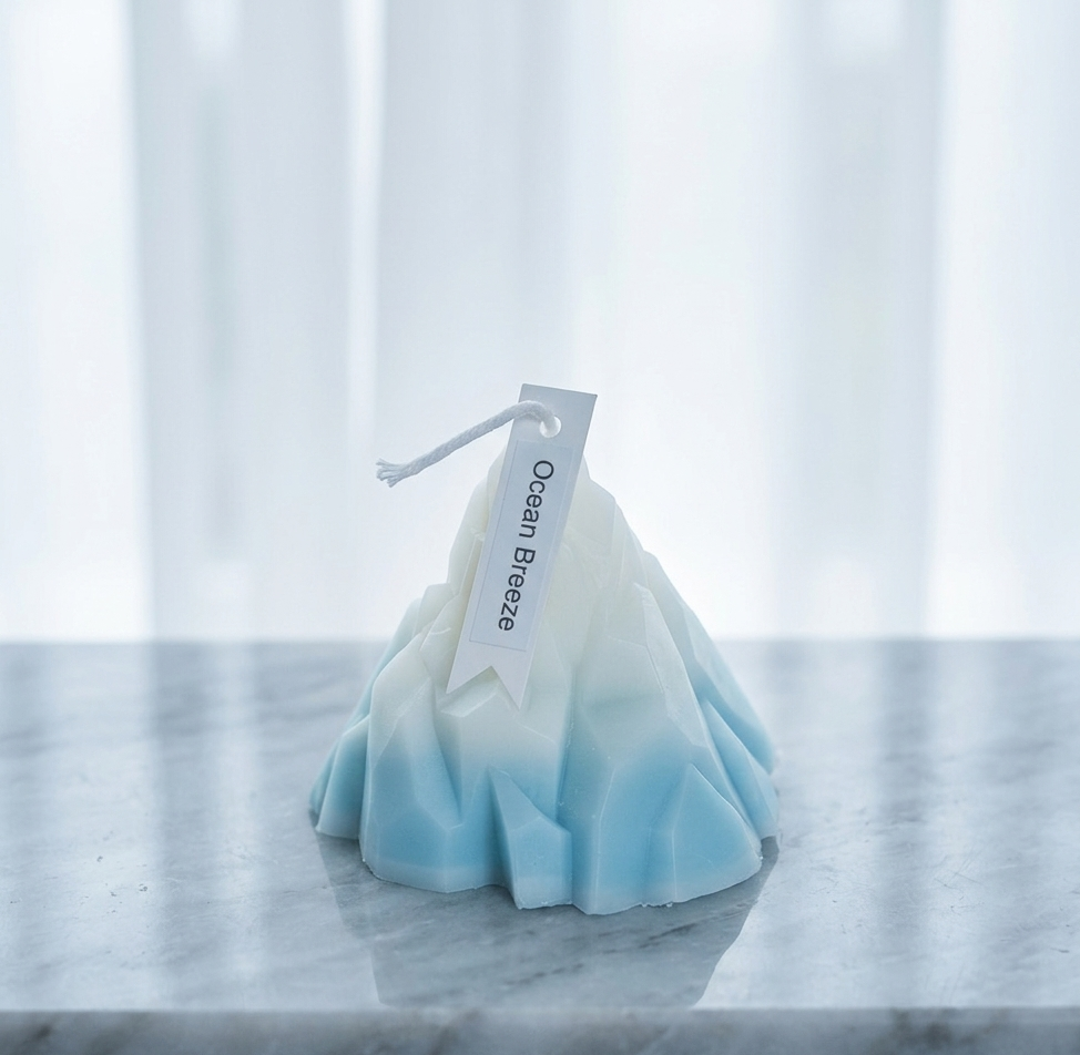 Iceberg Sculpture Candle