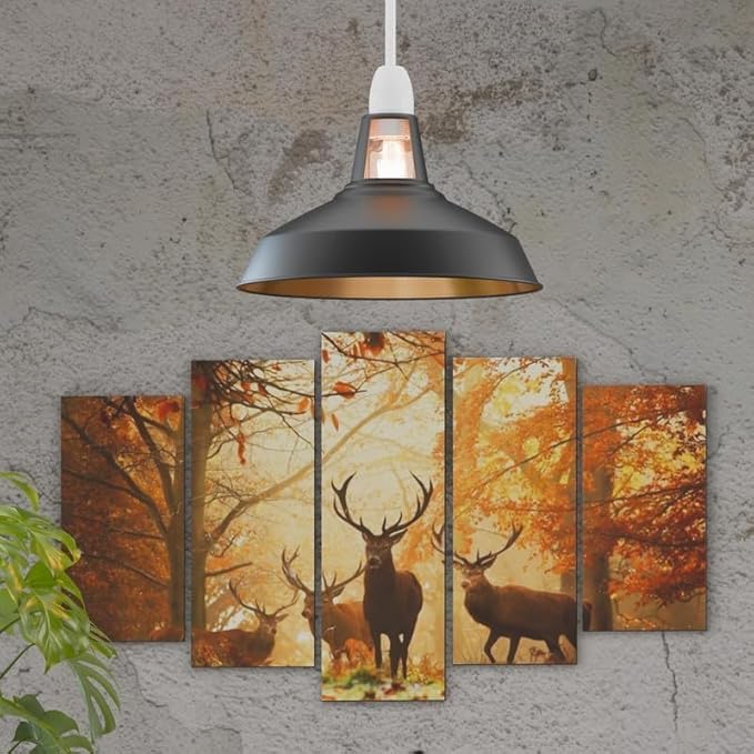 Black Gold Vintage Industrial E27 Pendant Lamp Shades~5693