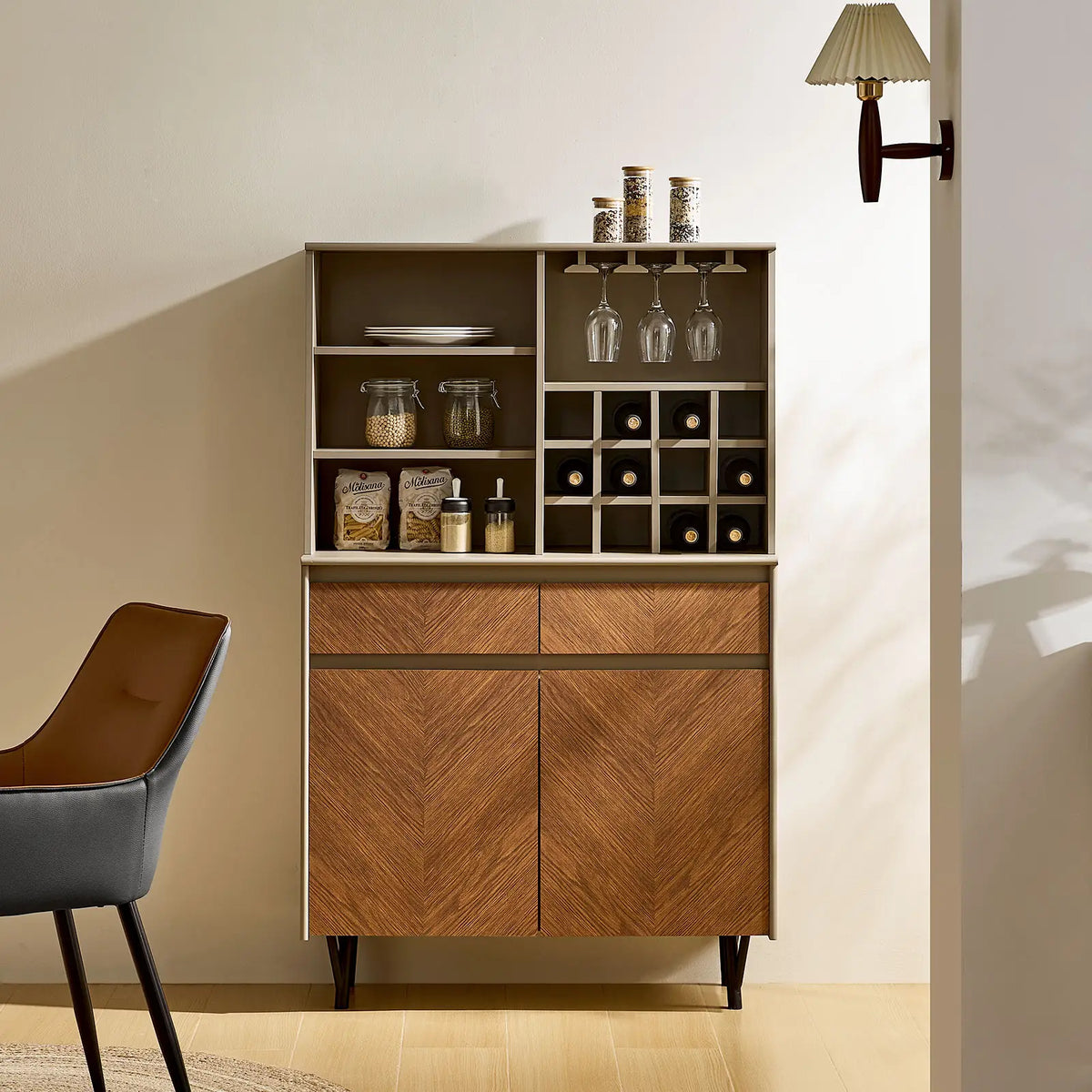 Milano Wine Bar Cabinet