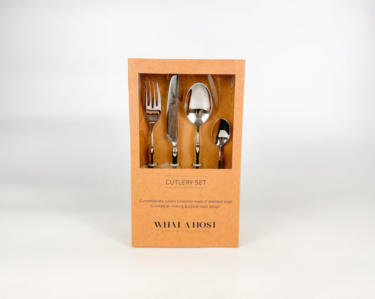 Monaco Silver Cutlery Set Stainless Steel Flatware
