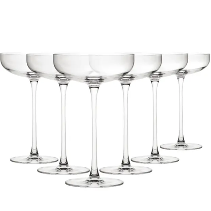 Savage Coupe Glasses - 220ml - Set of 6
