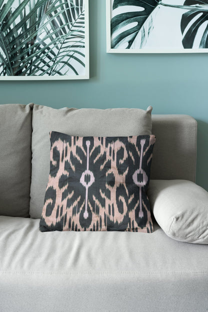 Adras, Ikat Cushion Cover - 45 × 45 cm (18" x 18")