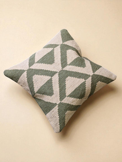Kamalak, Ikat Kilim Cushion Cover - 45 × 45 cm (18" x 18")