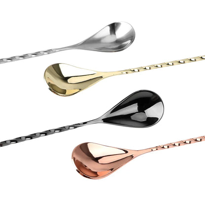 Teardrop Cocktail Bar Spoon – 30cm / 40cm