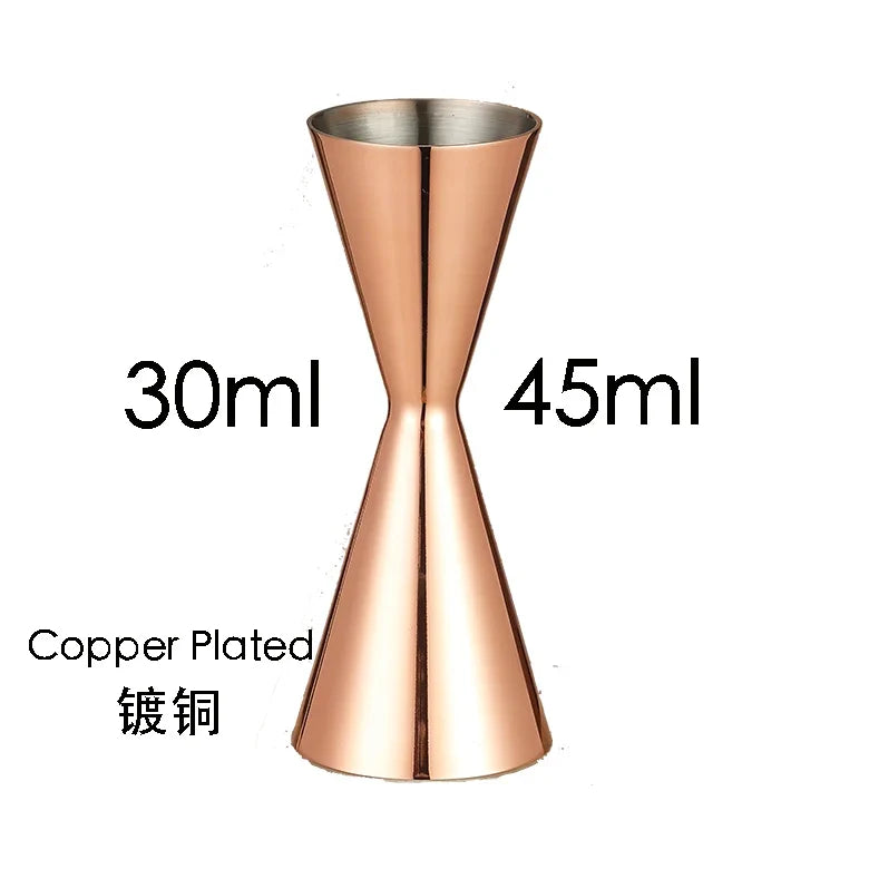 Double Cocktail Jigger with Etched Measurements – Stainless Steel