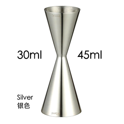 Double Cocktail Jigger with Etched Measurements – Stainless Steel