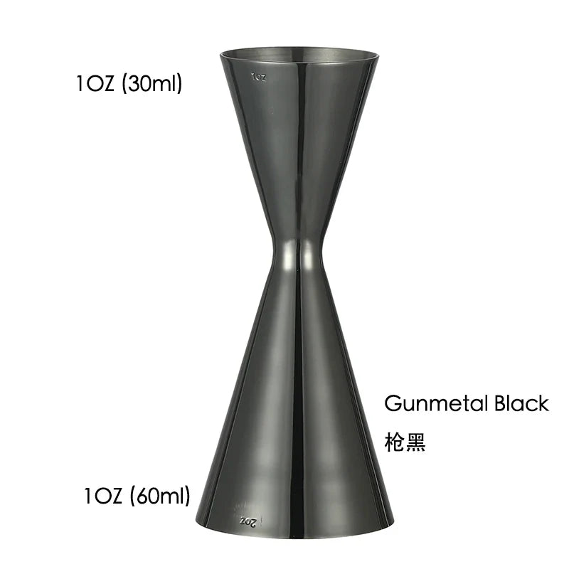 Double Cocktail Jigger with Etched Measurements – Stainless Steel