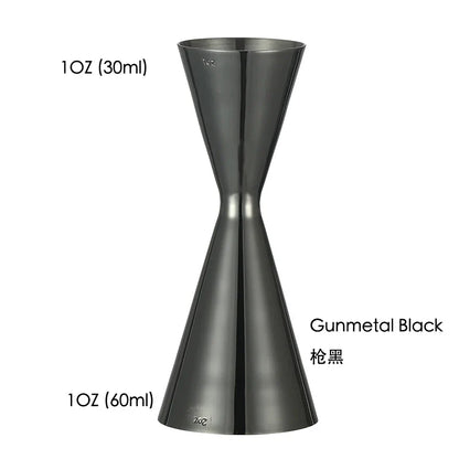 Double Cocktail Jigger with Etched Measurements – Stainless Steel