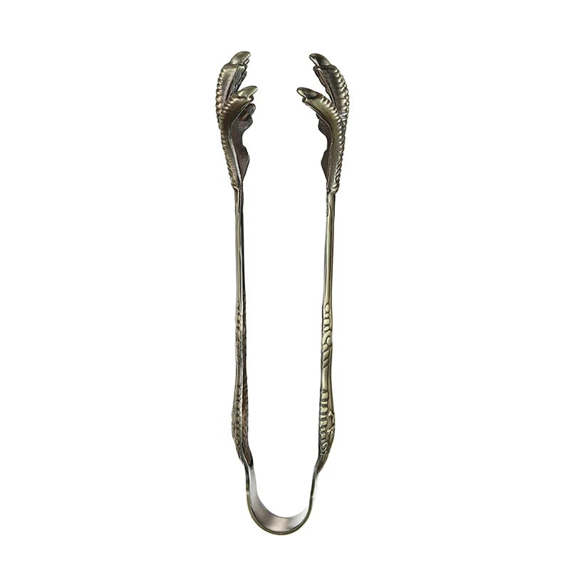 Talon Cocktail Ice Tongs – Stainless Steel 20cm