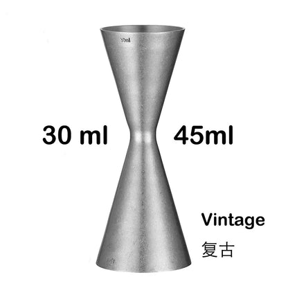 Double Cocktail Jigger with Etched Measurements – Stainless Steel