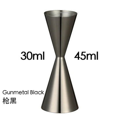 Double Cocktail Jigger with Etched Measurements – Stainless Steel