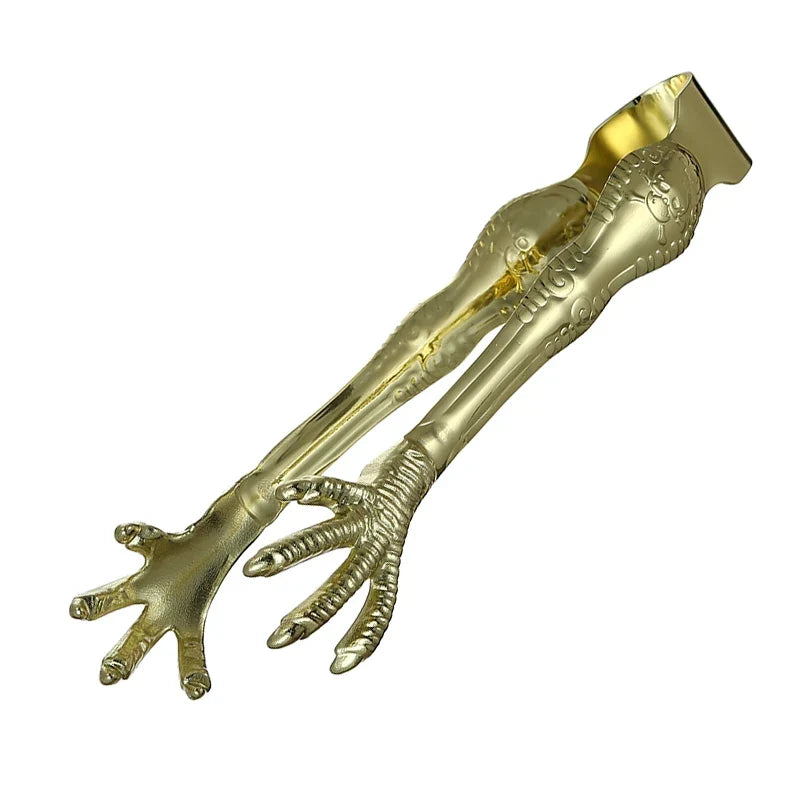 Talon Cocktail Ice Tongs – Stainless Steel 20cm