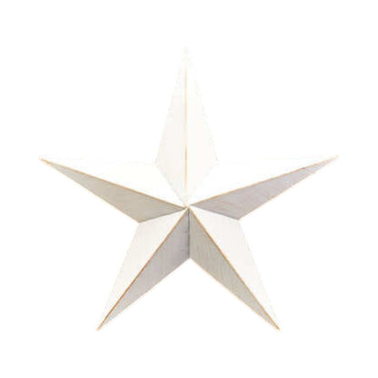 White Metal Star Christmas Decoration 37cm