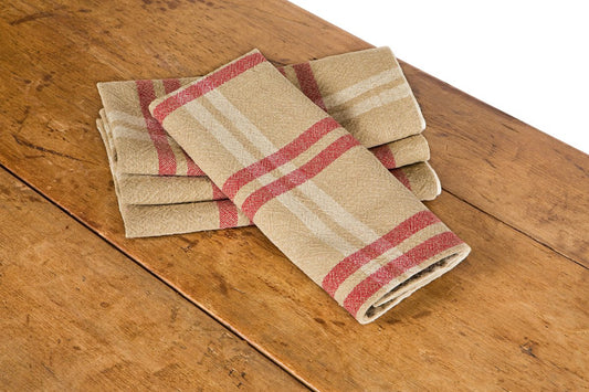 Linen Check S Yarn Dyed Tea Towel | Set of 4