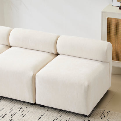 Evelyn Modular Chenille Sectional Sofa, 78- to 114-Inch Configurations