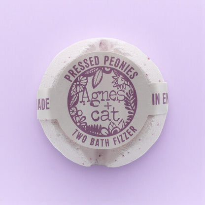 Agnes + Cat Bath Fizzer - Pressed Peonies