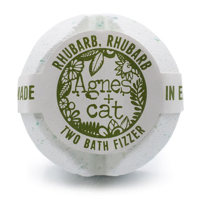 Agnes + Cat Bath Fizzer - Rhubarb Rhubarb