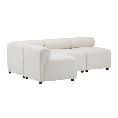 Evelyn Modular Chenille Sectional Sofa, 78- to 114-Inch Configurations