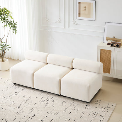 Evelyn Modular Chenille Sectional Sofa, 78- to 114-Inch Configurations