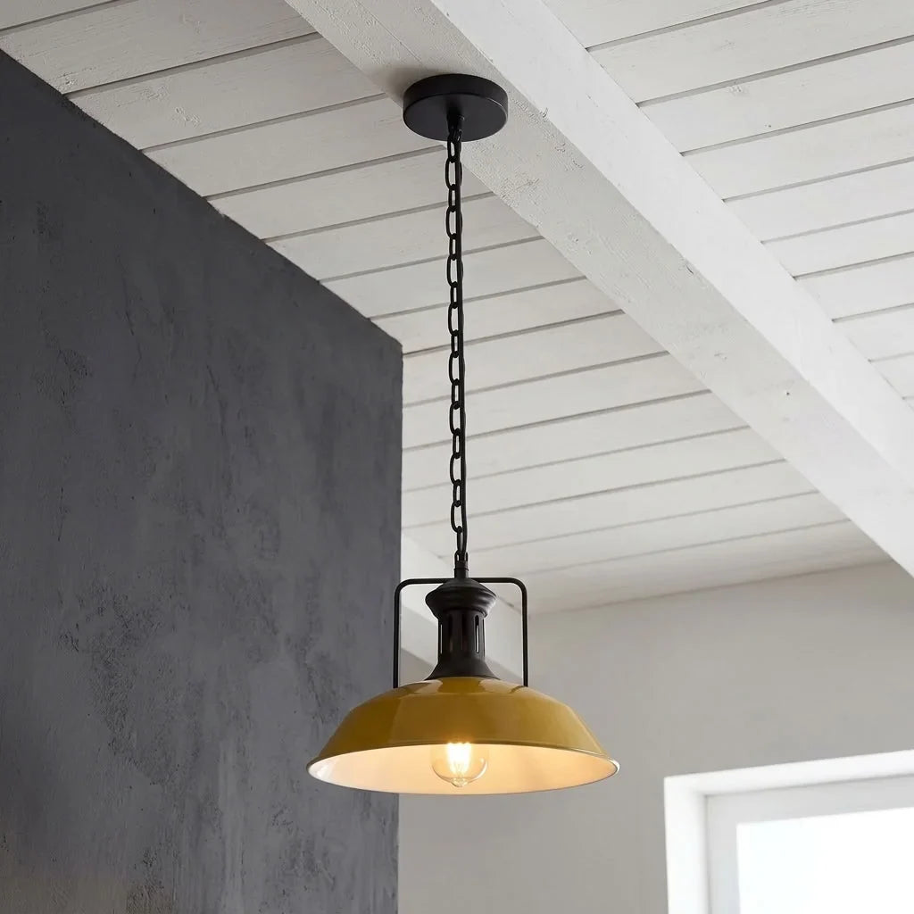Easy Fit E27 Metal Chain Pendant Light, Dimmable