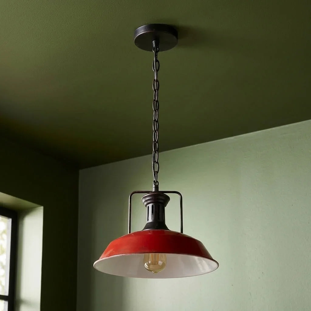 Easy Fit E27 Metal Chain Pendant Light, Dimmable