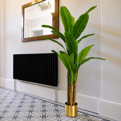 180cm Artificial Banana Tree Tropical Plant Gold Metal Planter - Premium Quality