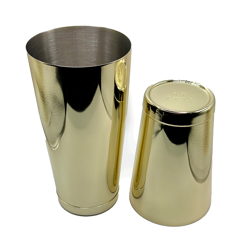 KORIKO Weighted Cocktail Shaker Set – Gold-Plated
