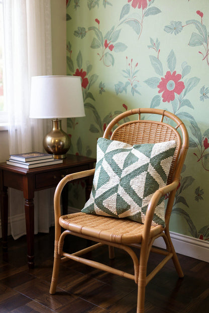 Kamalak, Ikat Kilim Cushion Cover - 45 × 45 cm (18" x 18")