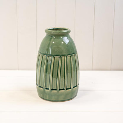Green Ceramic Vase (24.5cm)