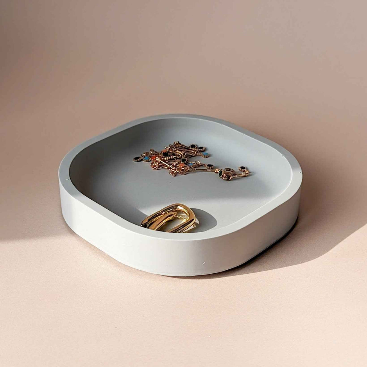 Square Jewellery Dish, Small Earrings Tray